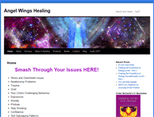 Tablet Screenshot of angelwings-healing.com